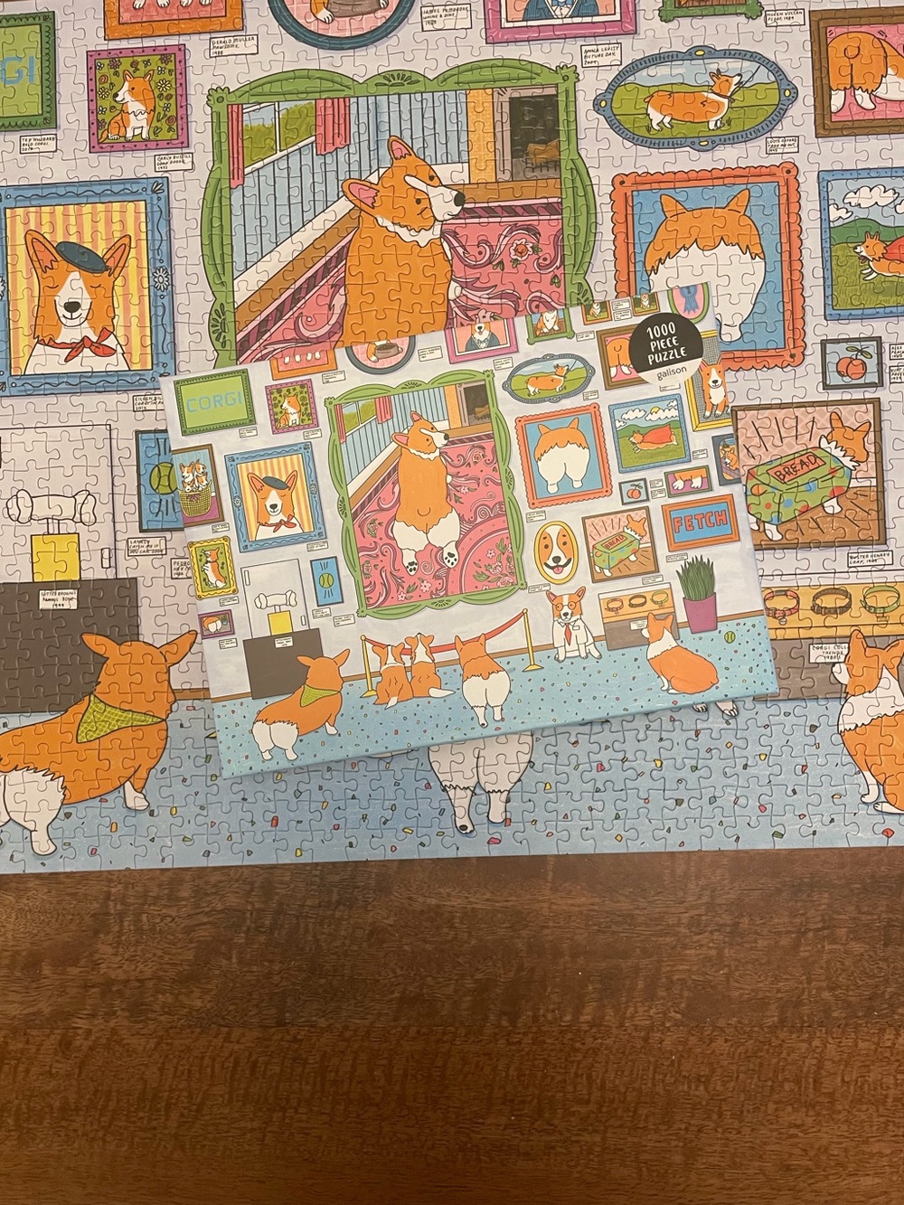 Museum of the Corgi 1000-Piece Galison Jigsaw Puzzle